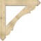 Ekena Millwork Olympic Arts and Crafts Rough Sawn Bracket w/ Offset Brace, Douglas Fir, 8"W x 46"D x 46"H BKT0806X46X46OLY03RDF - alternate 4